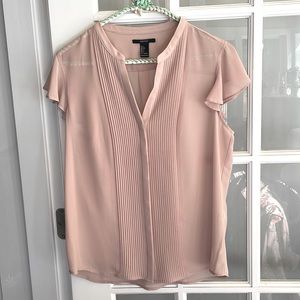 Forever 21 blush blouse